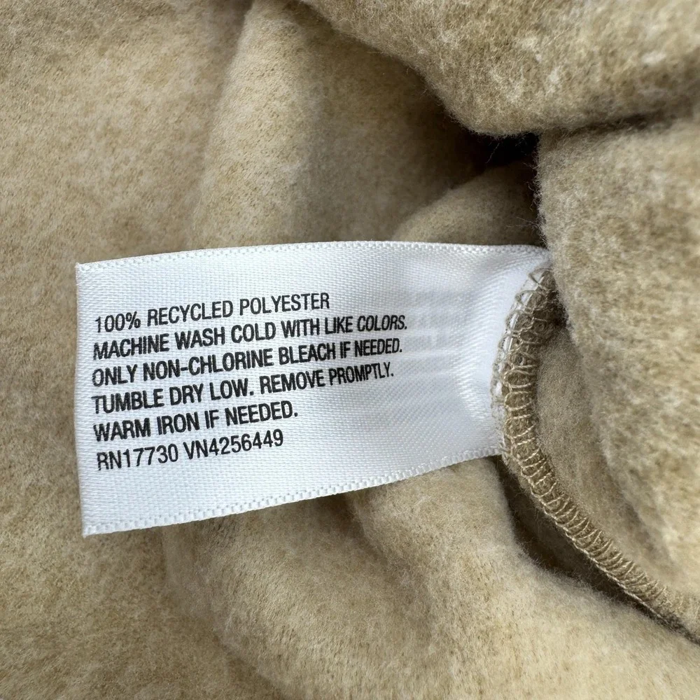 Goodfellow And Co Mens Half Zip Pullover Tan Small‎ NWT
